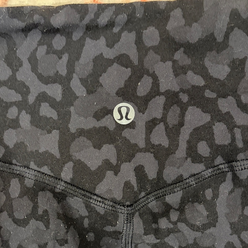 Black Patterned lululemon align Joggers - image 2